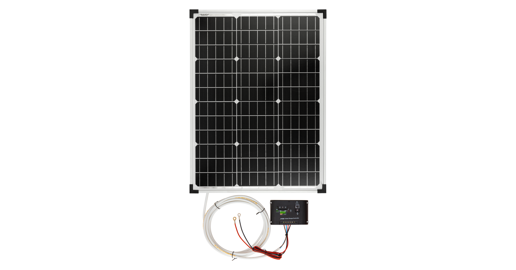 NAPELEM 50 W, töltésvezérlővel - Napelem és tartozékaik